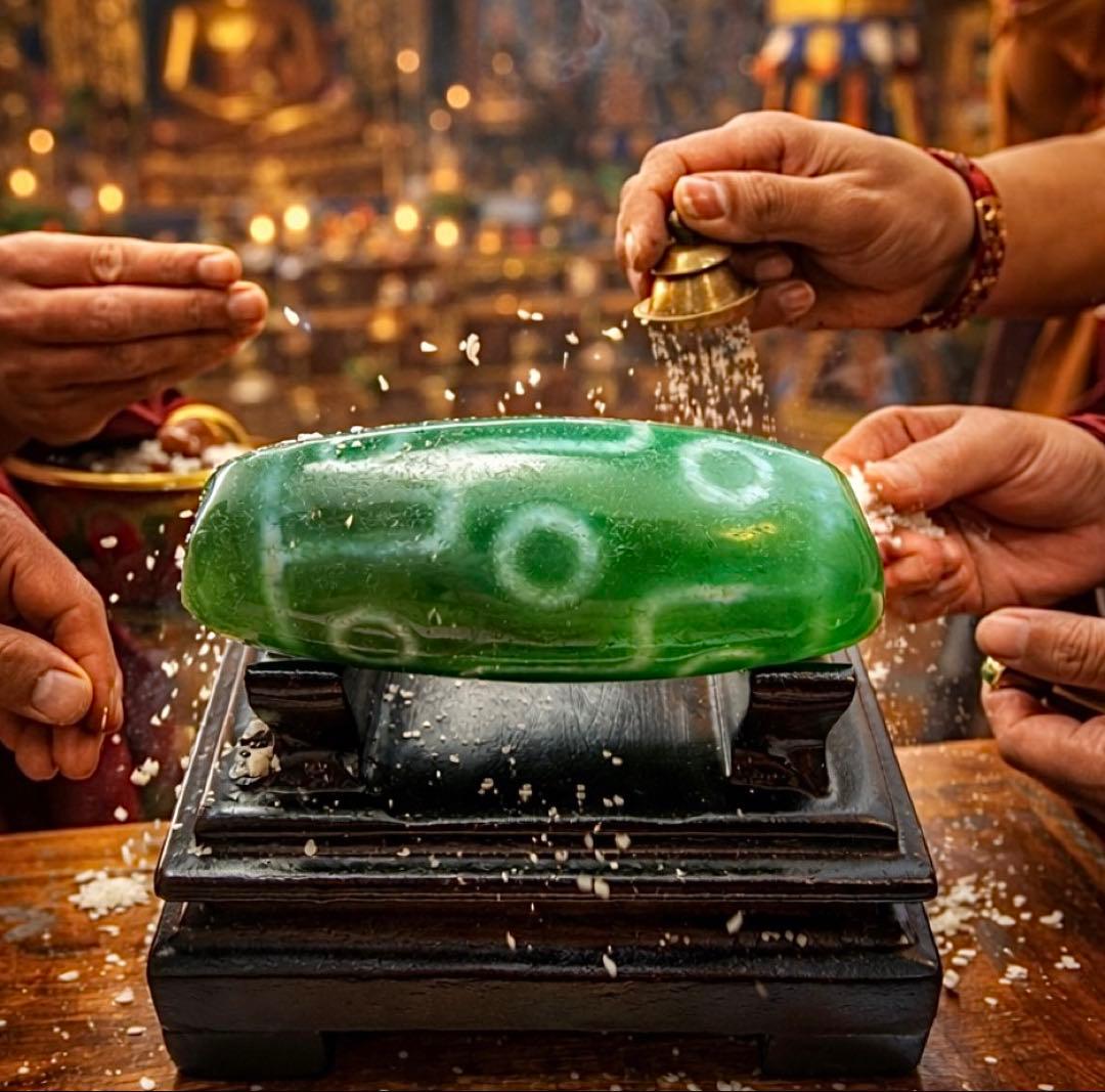 ◇激レア秘宝◇ 九眼天珠 1895 老天珠 ジービーズ お守り 呪物