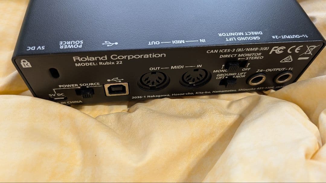 【動作品】3Dio FS XLRバイノーラルマイク&Roland rubix22