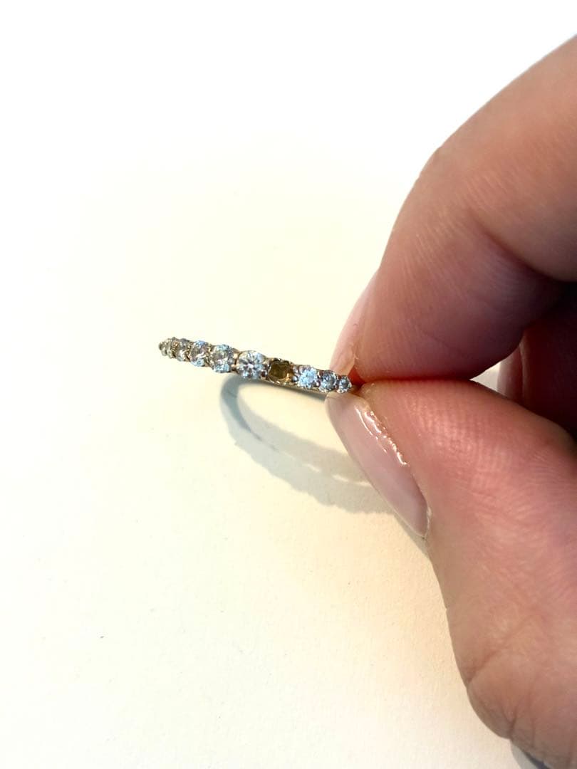 ハーフエタニティリング　【修理・リメイク前提】