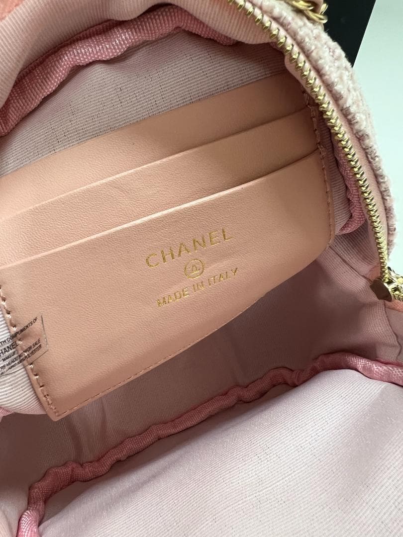 【新品未使用】非売品ピンク ツイード リュック付属品 箱 カード