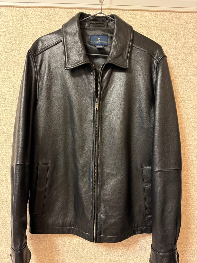 ブルックス ブラザーズ』スエードライダースジャケット 羊革レザー