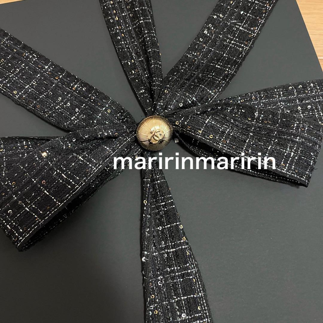 CHANEL 大人気 入荷困難 ニット帽 ブラック ホリデーラッピング