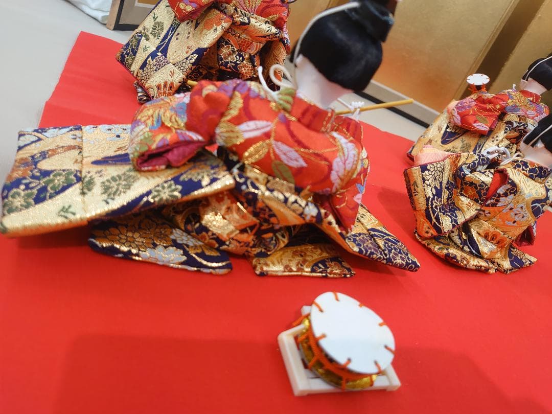 ●専用商品●金襴衣装五人囃子●　ごにんばやし　おひなさま　新品