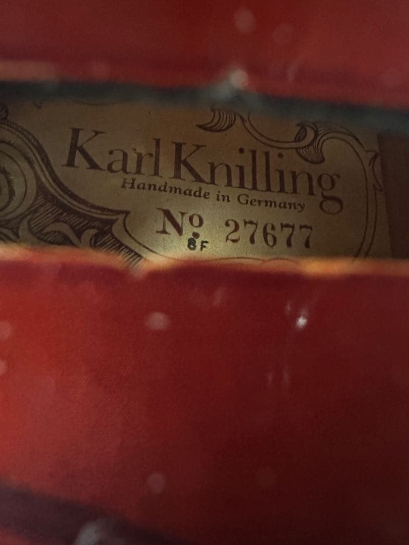 ドイツ製バイオリン 4/4 Karl Knilling Glasser弓 r2※