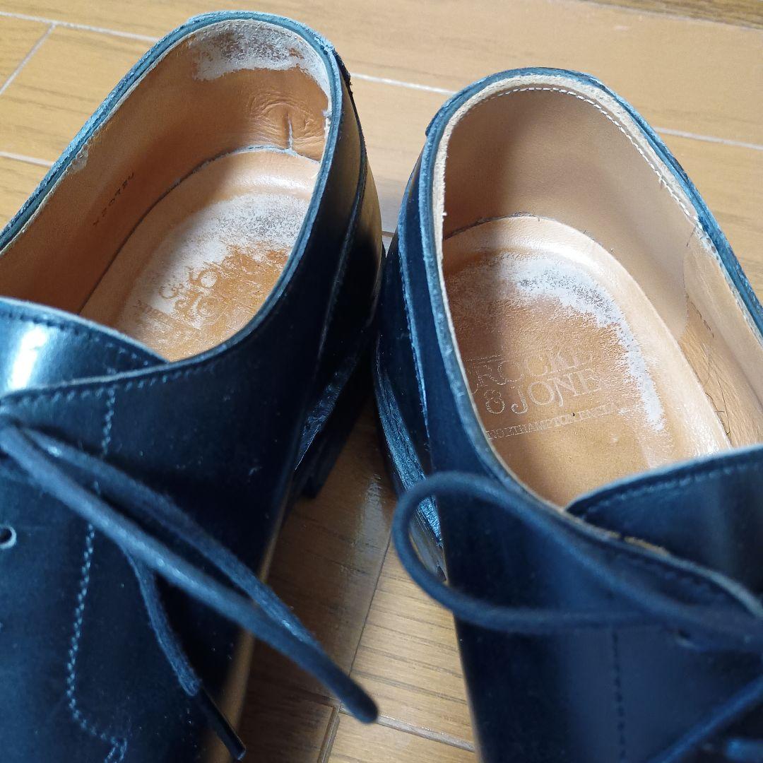 クロケット＆ジョーンズ モールトン ブラック Uチップ