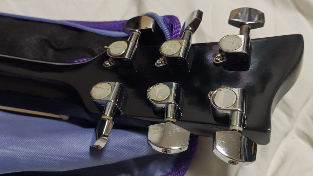 JJ Head ブラックアコースティックギター