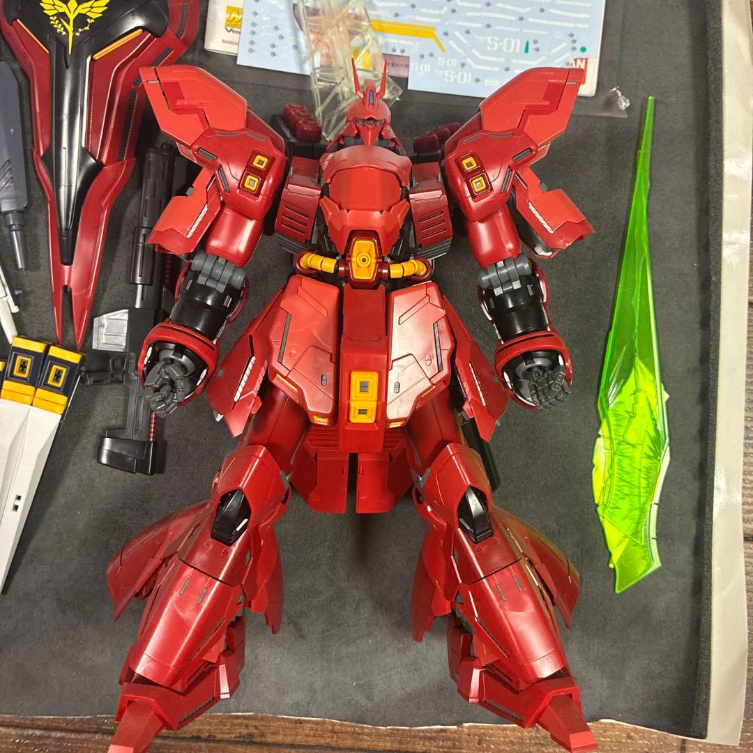 ガンプラ（説明書付き）ジャンク品　MGνガンダム+サザビー　ver.Ka セット
