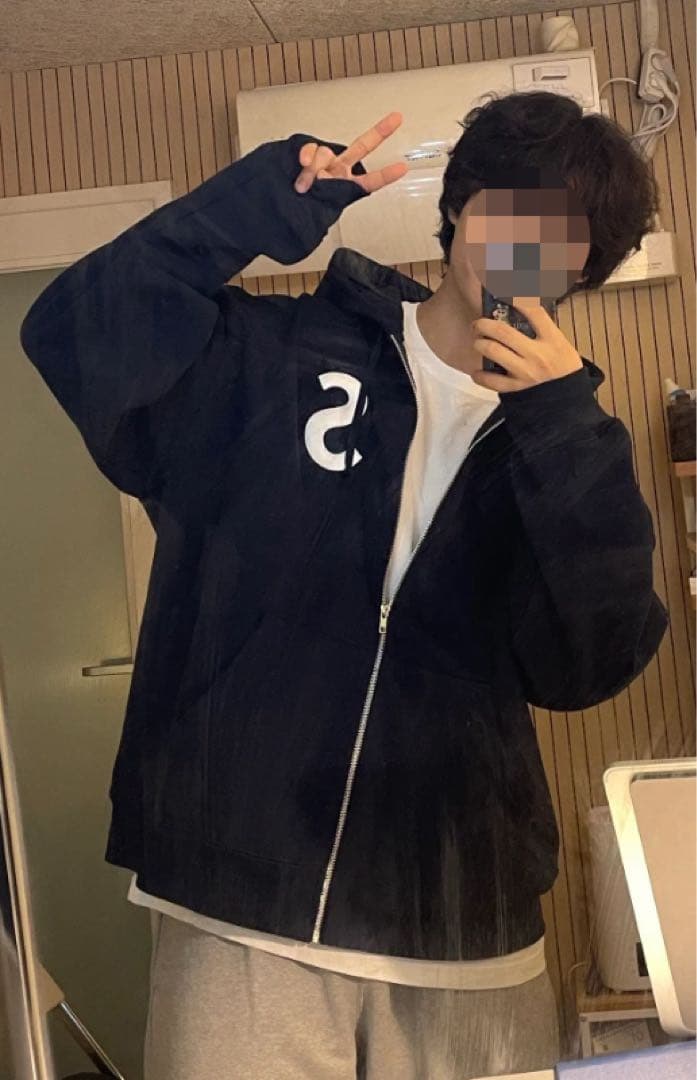 トップス supreme s logo zip up hooded sweatshirt