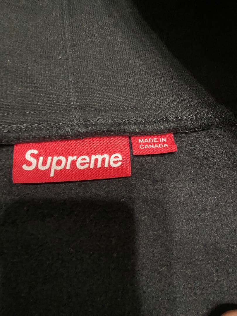 トップス supreme s logo zip up hooded sweatshirt