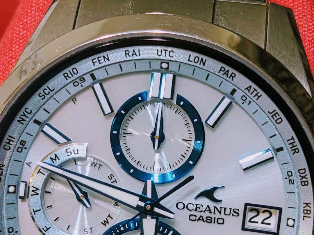 【レアカラー極美品】★CASIO OCEANUS OCW-T2600-2AJF★