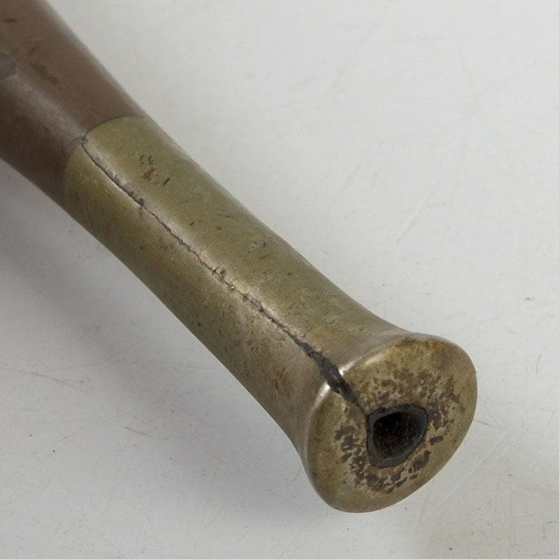 時代提げ物 喫煙具 銅製 村田銘刻印 煙管 キセル N 9413