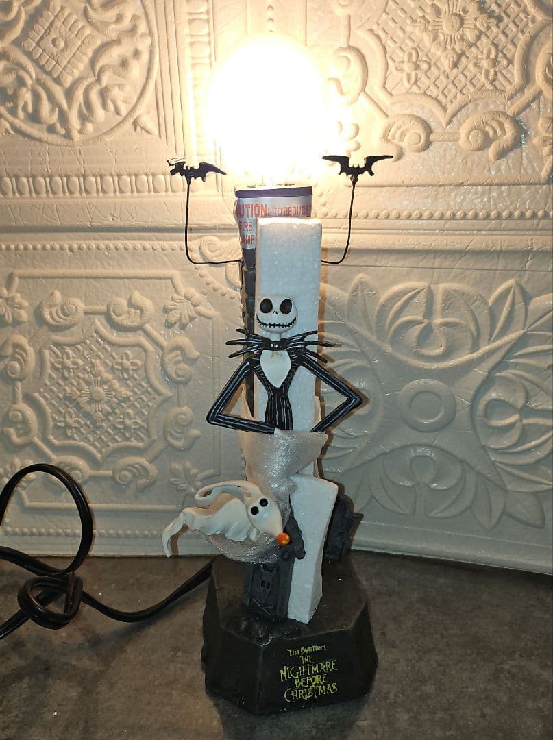 激レア ヴィンテージ ナイトメア Resin Desk Lamp ランプ ライト