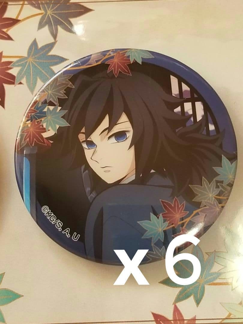 鬼滅の刃 冨岡義勇 缶バッジ 6個 京まふ2025 Aniplex