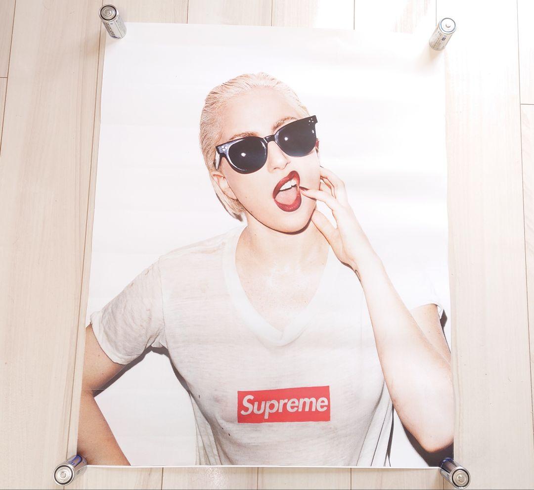 【希少】Supreme シュプリーム レディ・ガガ ポスター - メルカリ