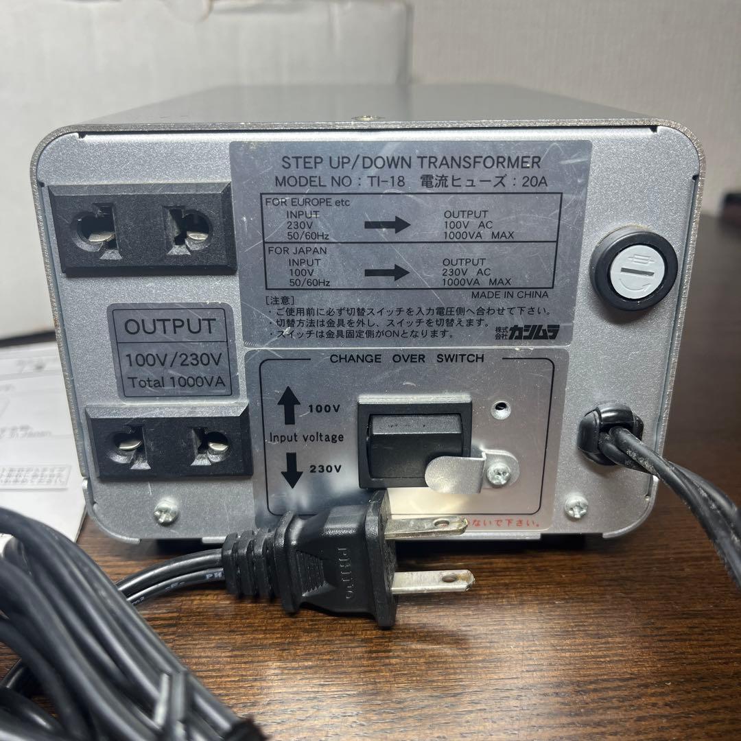 変圧器 KASHIMURA カシムラ 海外用変圧器 220-240V/100VA – kashimura