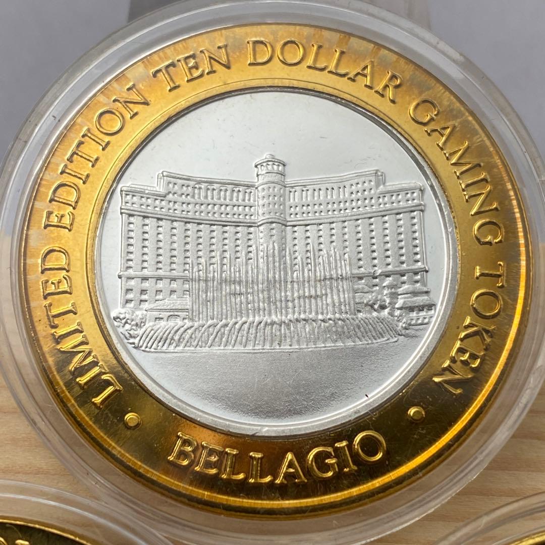ラスベガス ベラージオ10ドルトークン 銀99.9％ p39 - メルカリ