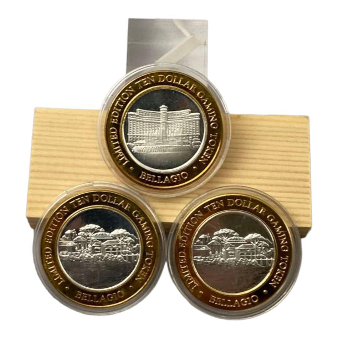 ラスベガス ベラージオ10ドルトークン 銀99.9％ p39 - メルカリ