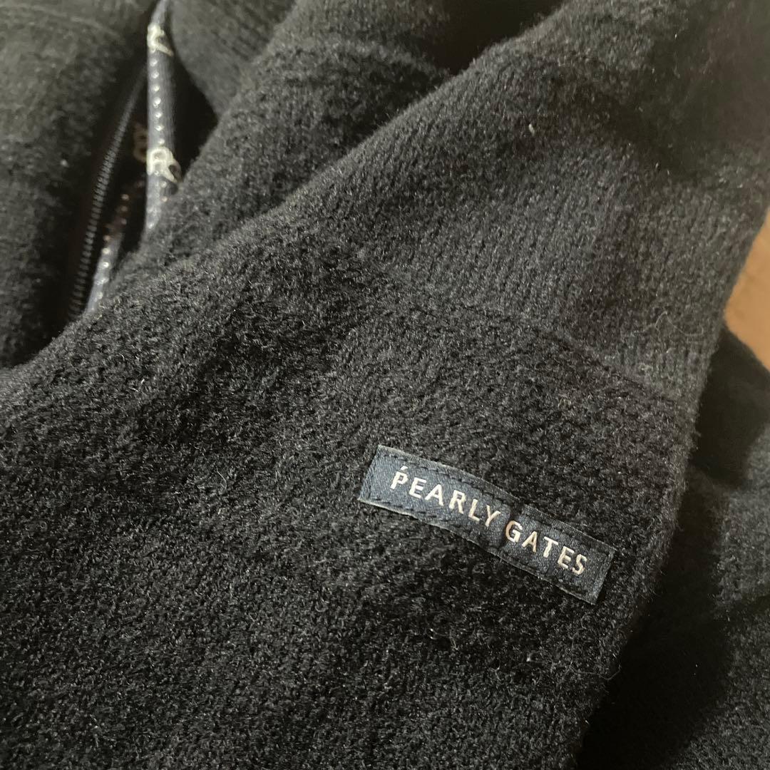 美品パーリーゲイツニットブルゾン裏地つき