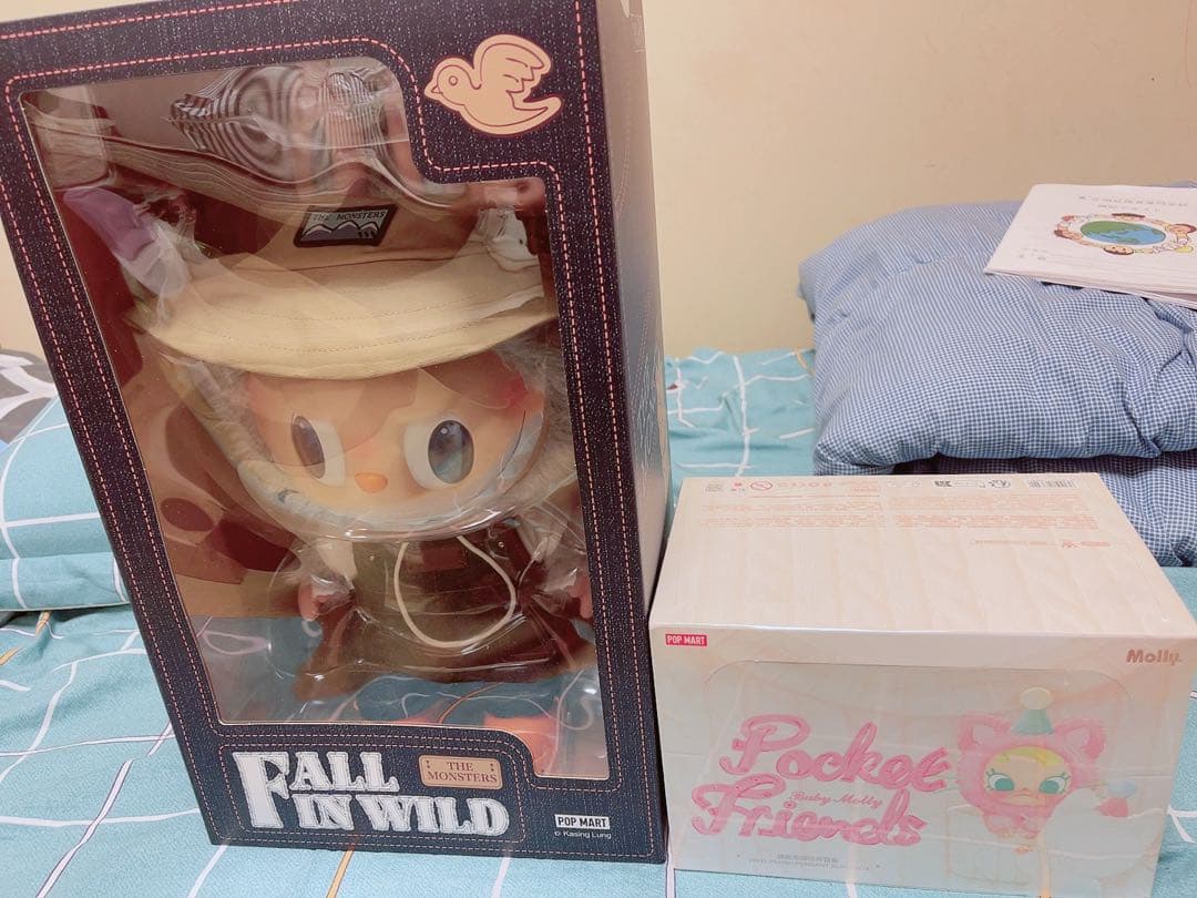 ぬいぐるみ LABUBU THE MONSTERSFALLINWILD&babymonlly Amazon.com: POP MART The Monsters Fall in Wild Series-Vinyl Plush