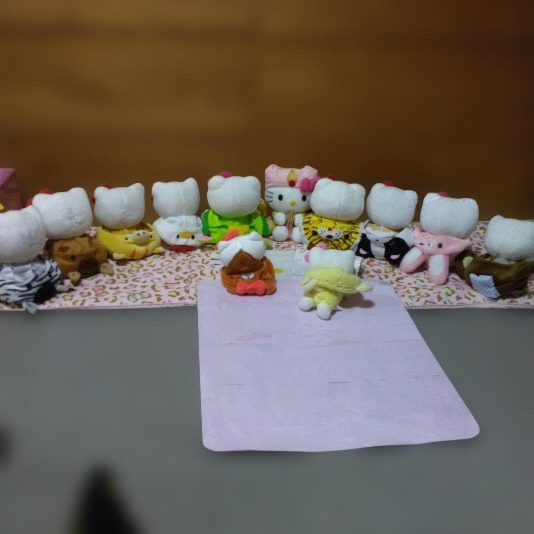 美品‼️可愛い‼️キティ 着ぐるみ１２体セット‼️干支