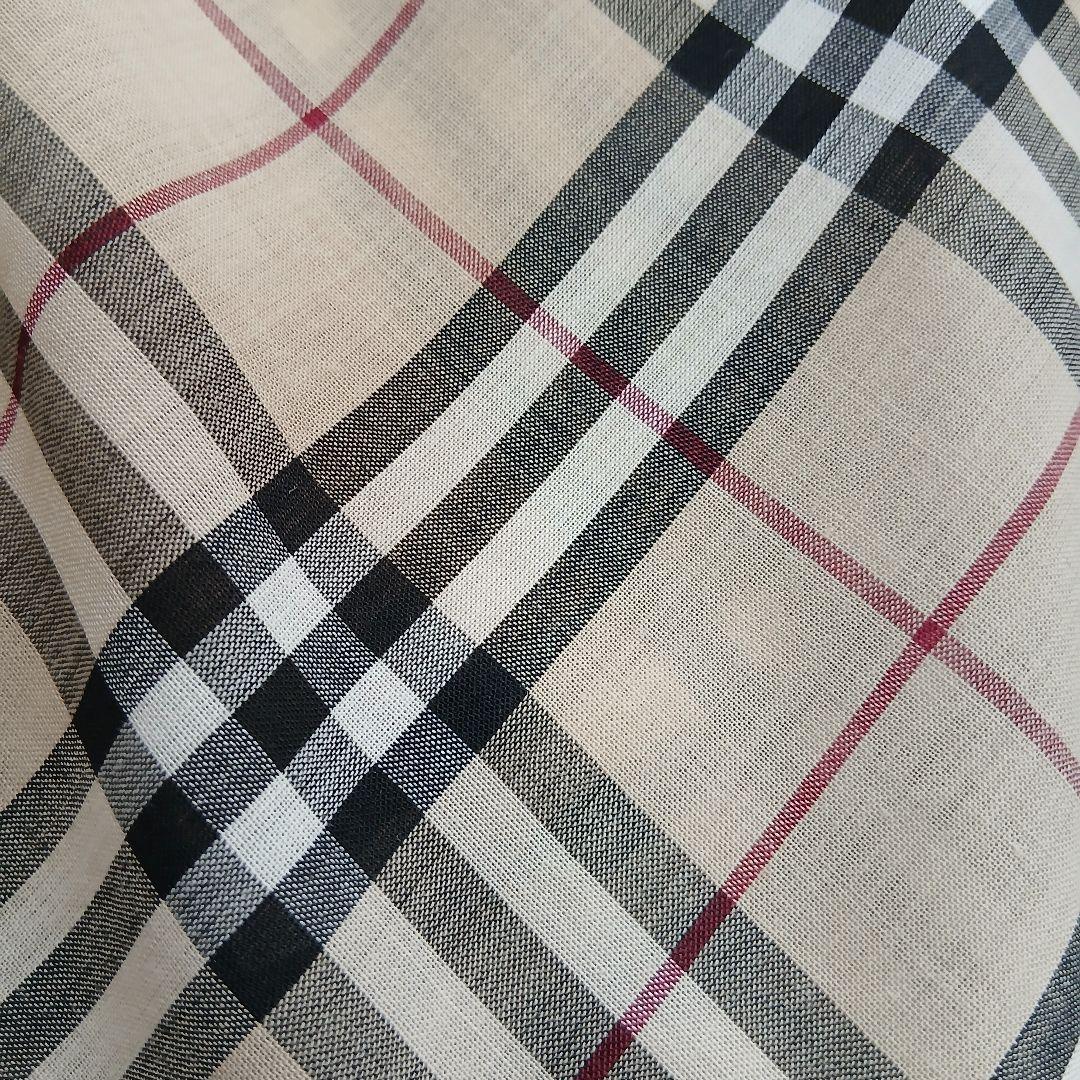 【BURBERRY BLUE LABEL】ノバチェック　フレア　薄手巻きスカート