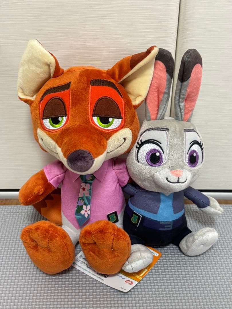 ディズニー ズートピア2 キャラクターぬいぐるみ ジュディ & ニック