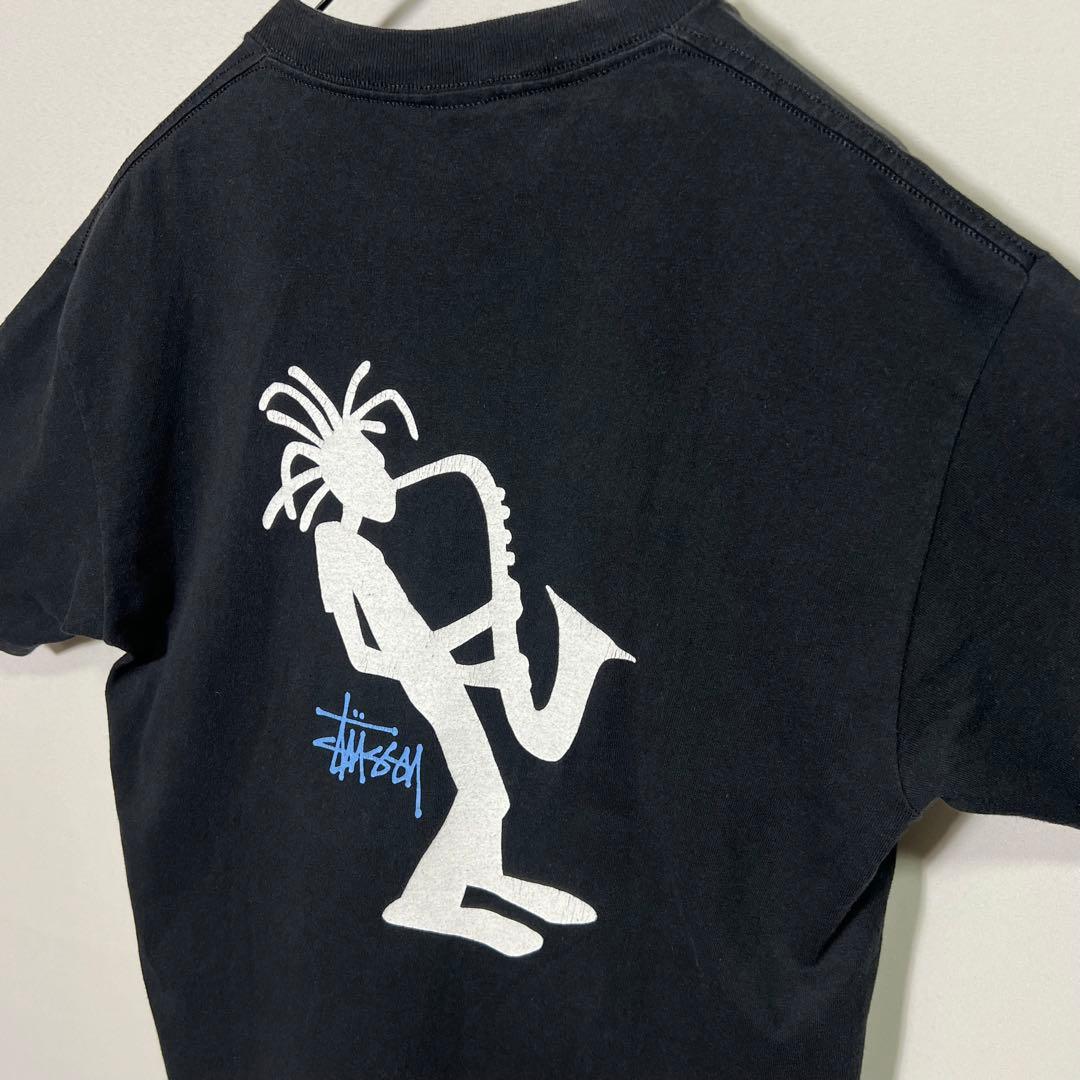 80s 90s Old Stussy 北斎 黒タグ ゴールデンサイズ ストリート