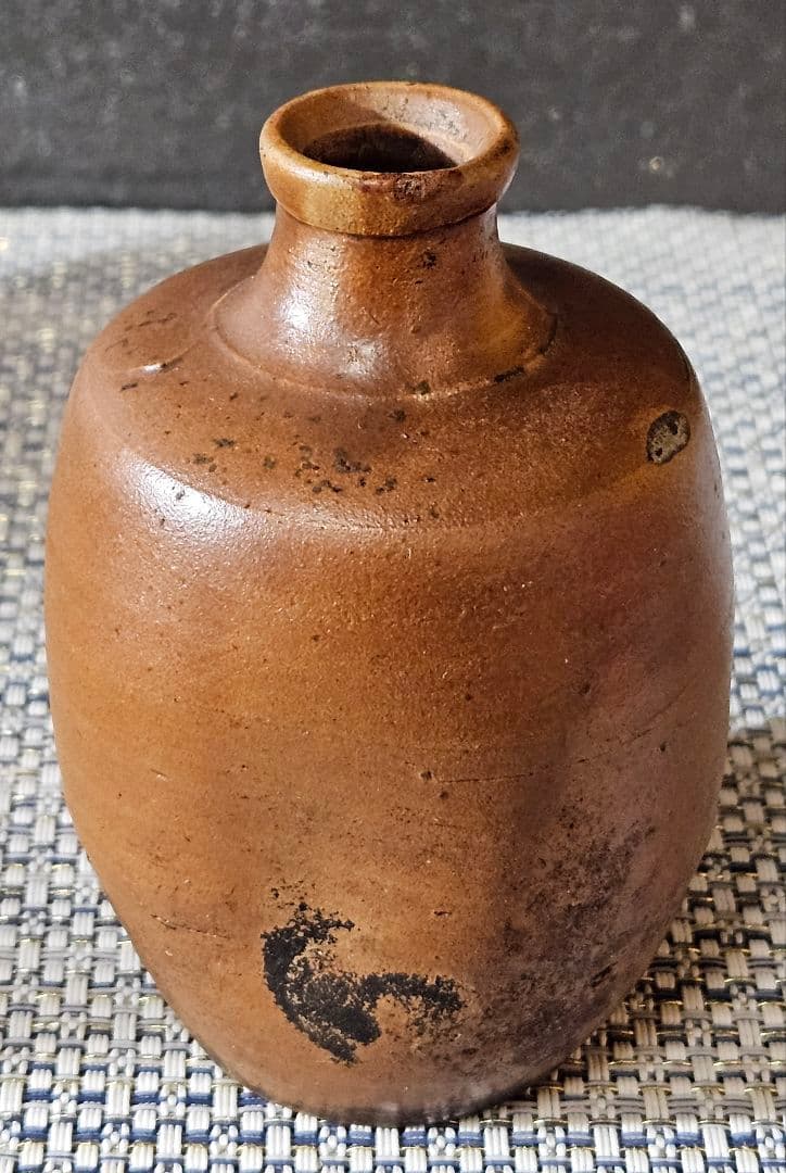 明治時代 古備前油壺 古備前小壺 窯変油壺 3点