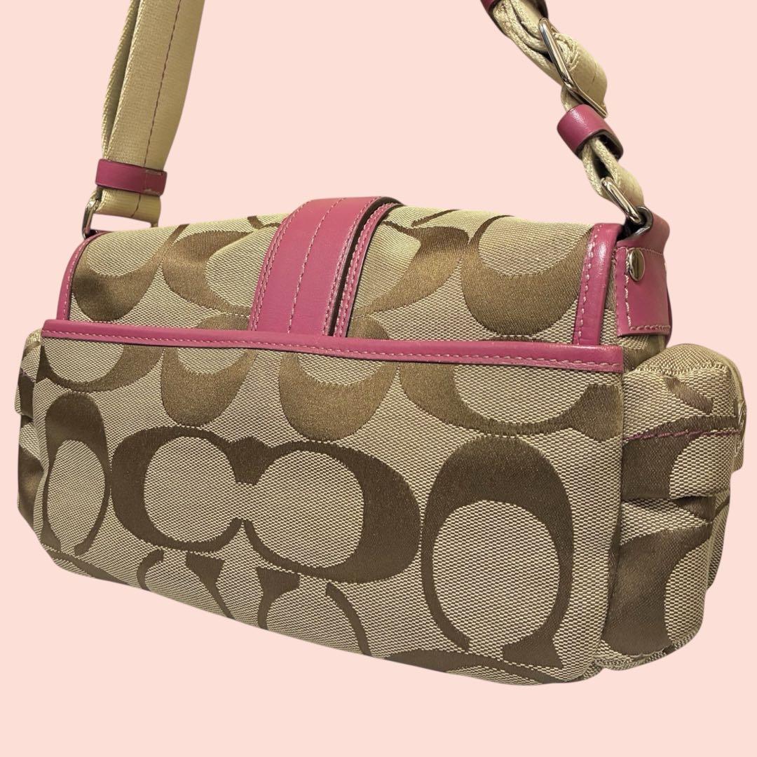 Y2K COACH コーチ 2way シグネチャー ハンドバッグ ショルダー