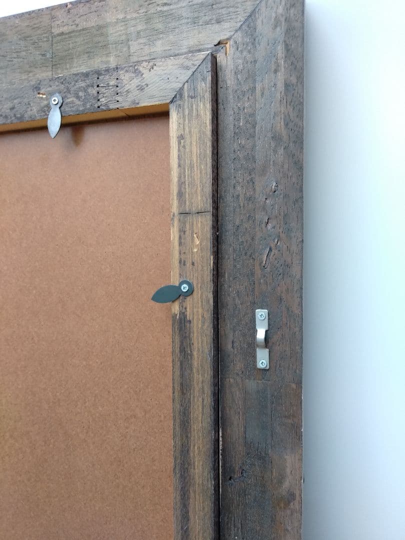 エスアンドエフ S&F 高級輸入額縁 半切 アンティーク ブラウン 008