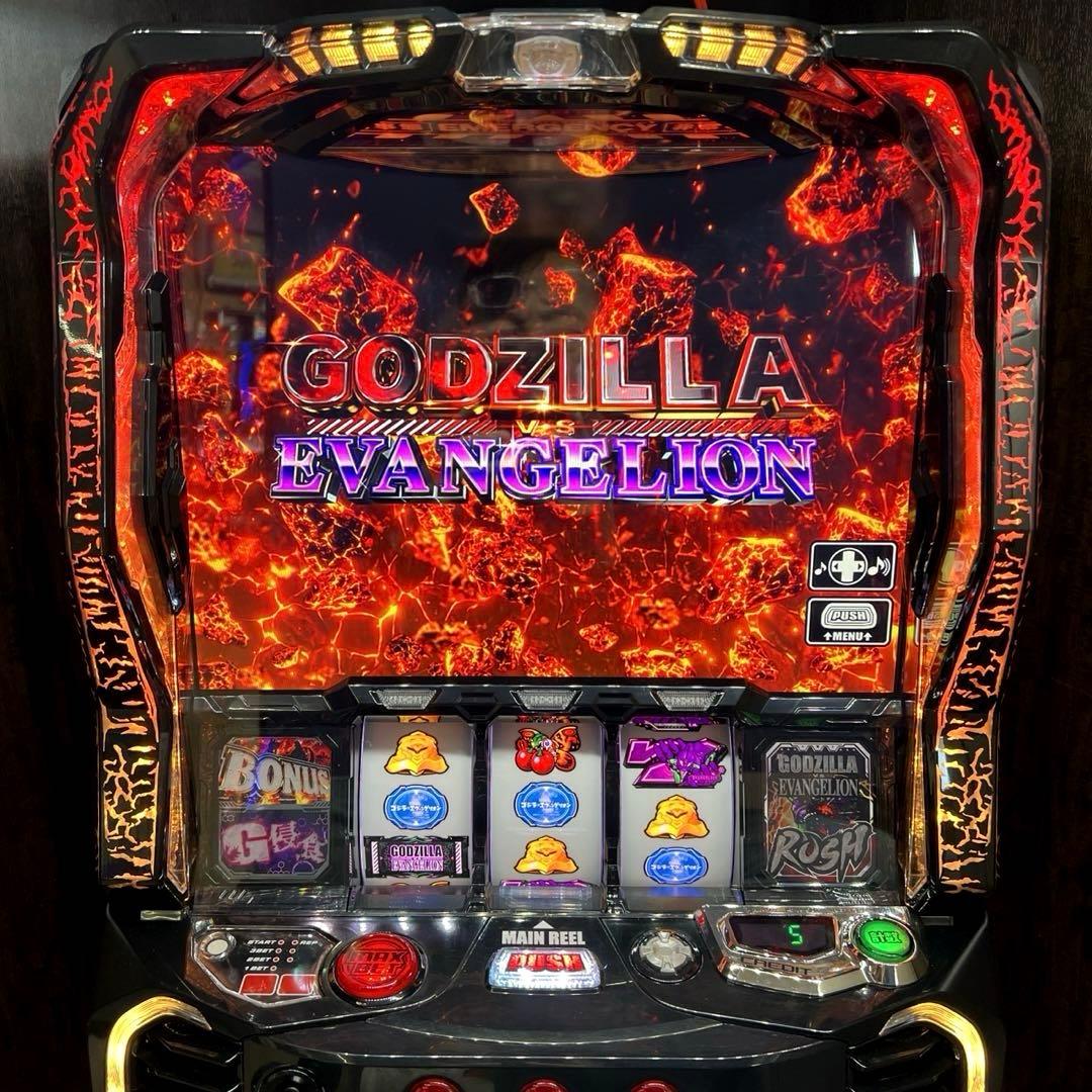 パチスロ実機 スマスロ「ゴジラ対エヴァンゲリオンG覚醒パネル