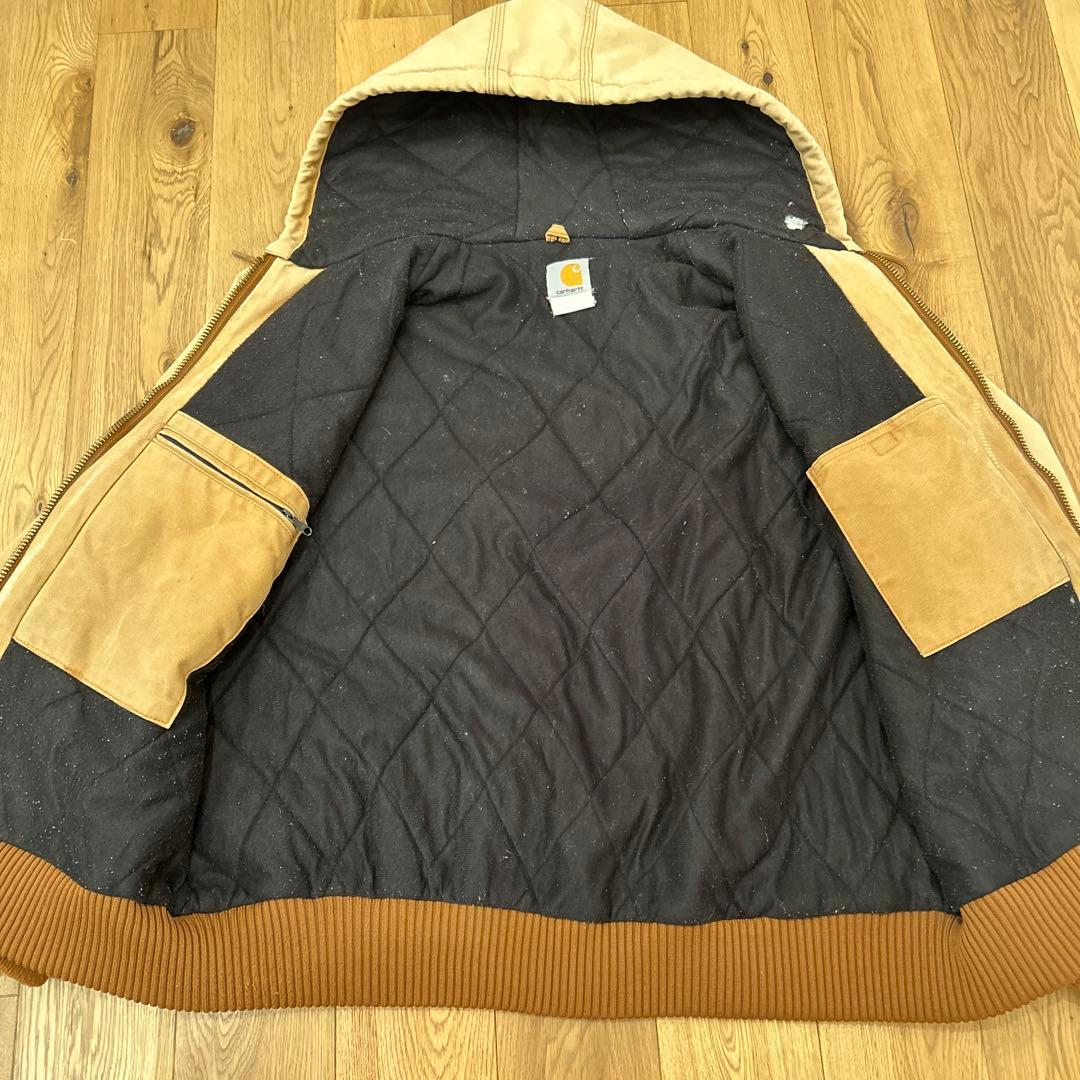 Carhartt】ペンキ アクティブジャケット カーハート ベージュ - メルカリ