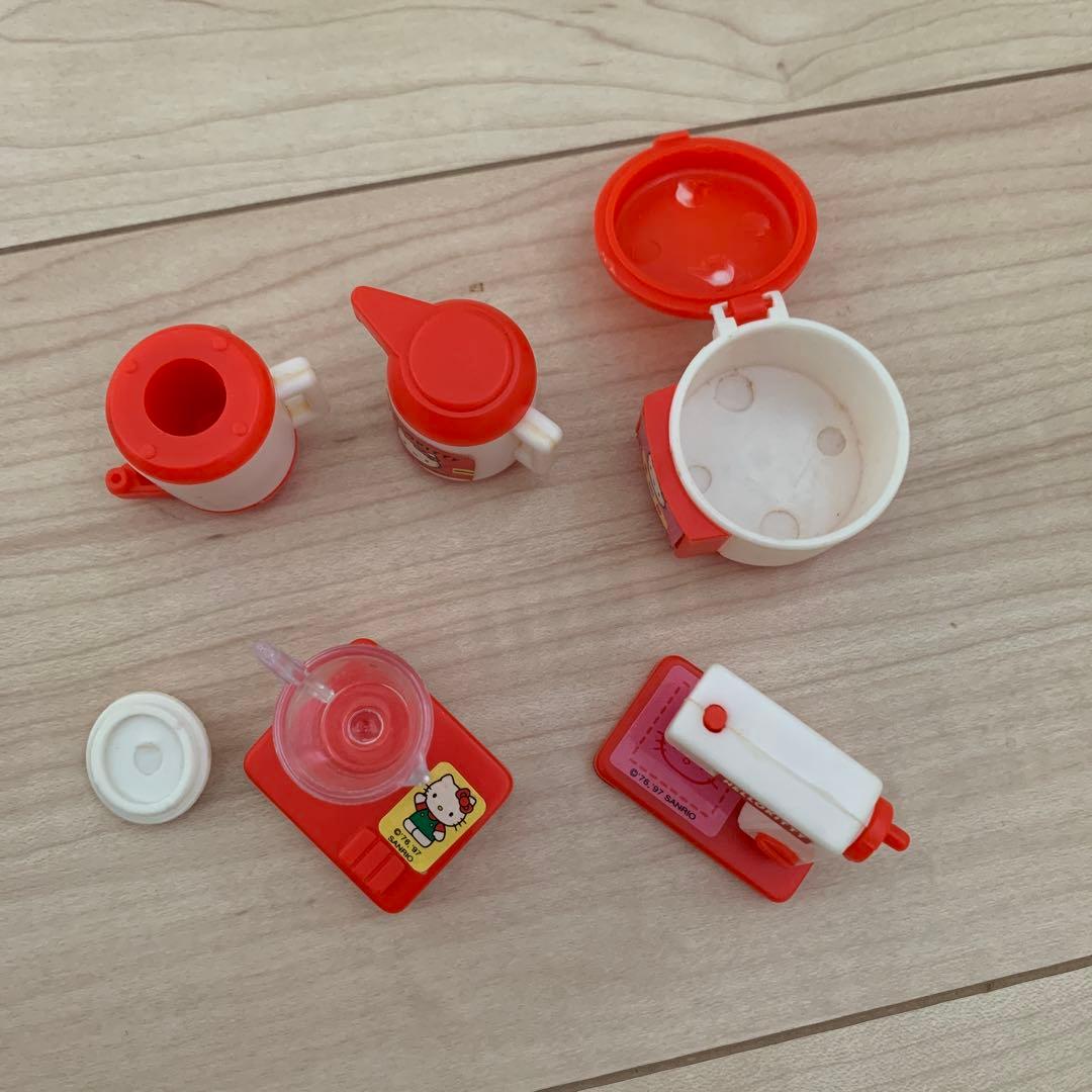 平成レトロ サンリオ ハローキティ ミニチュア 食玩 ままごとセット