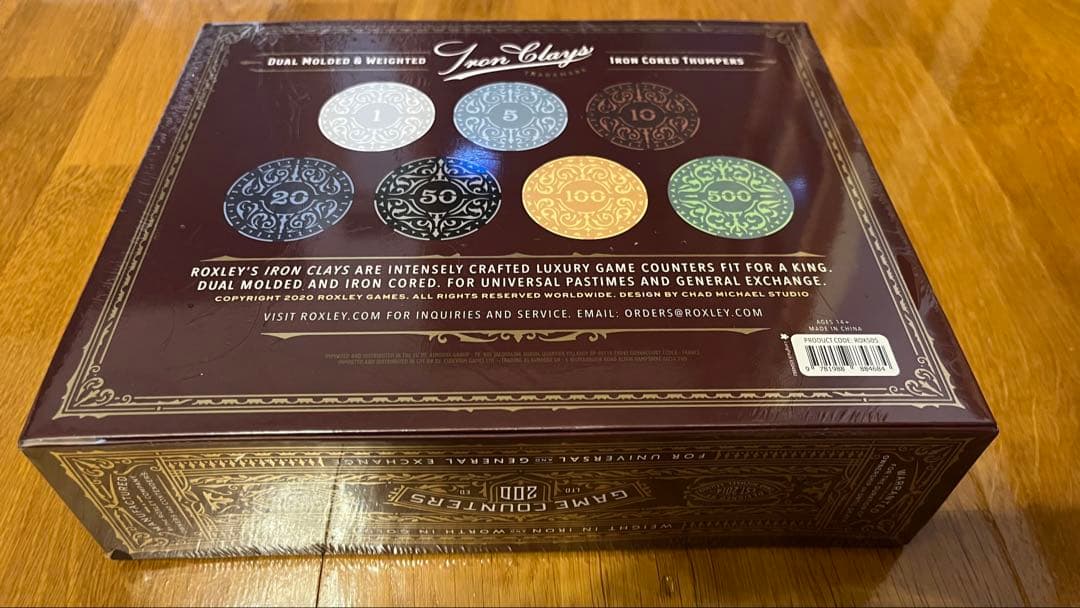 新品未開封】Iron Clays 200 ポーカーチップ