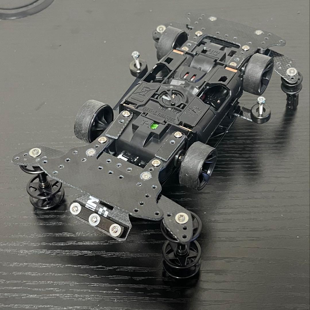 ミニ四駆 MSフレキ サンダーショット スモーク ATバンパー 提灯 ブラック