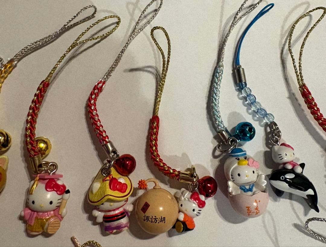 ご当地 キティ 根付け ストラップ 久光 Lifecella 67点 まとめ売り