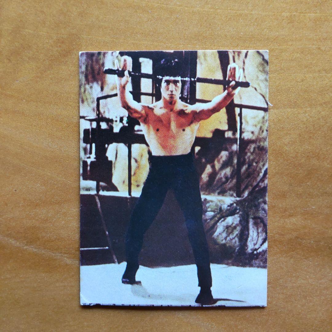 ブルース・リー ドラゴン ミニカード∕山勝∕ラッキーカード∕昭和レトロ∕希少