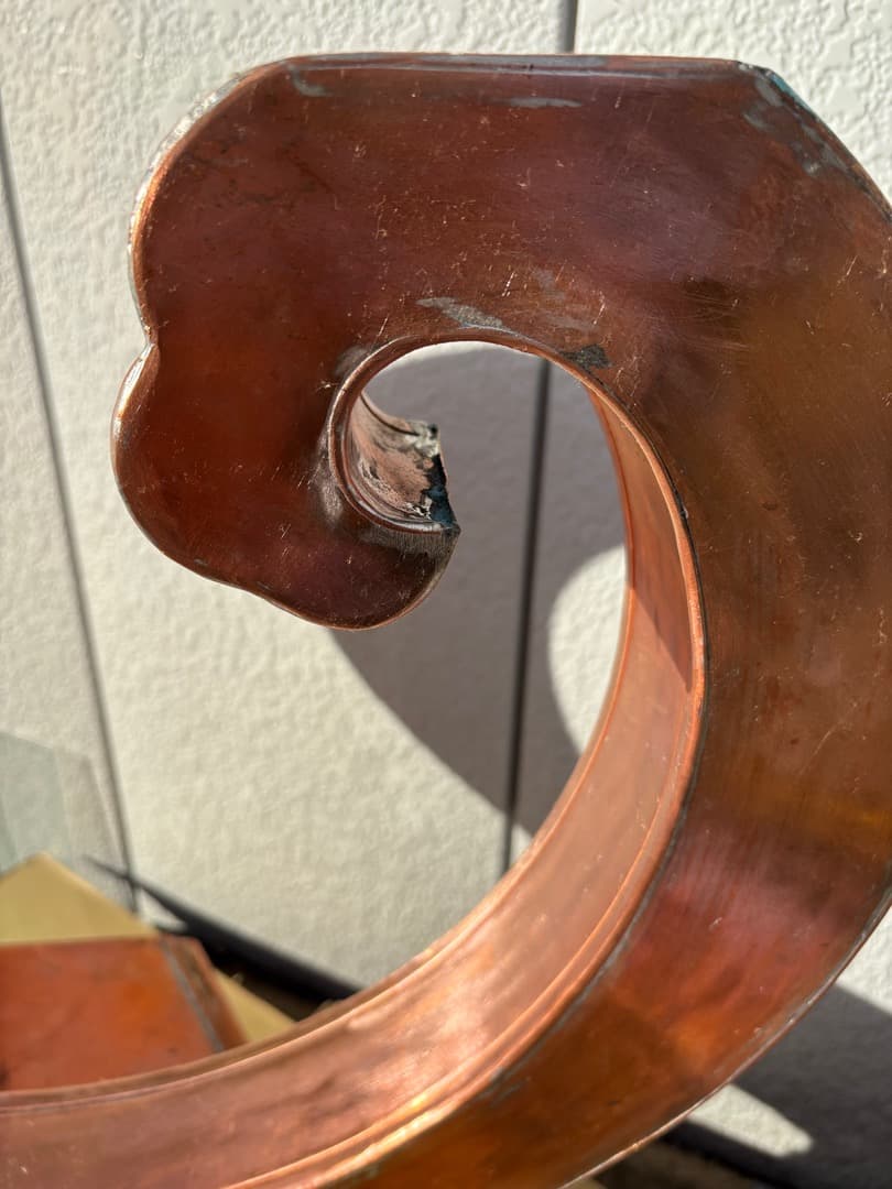 値下げします。 金灯籠　銅製　オリジナル製作品