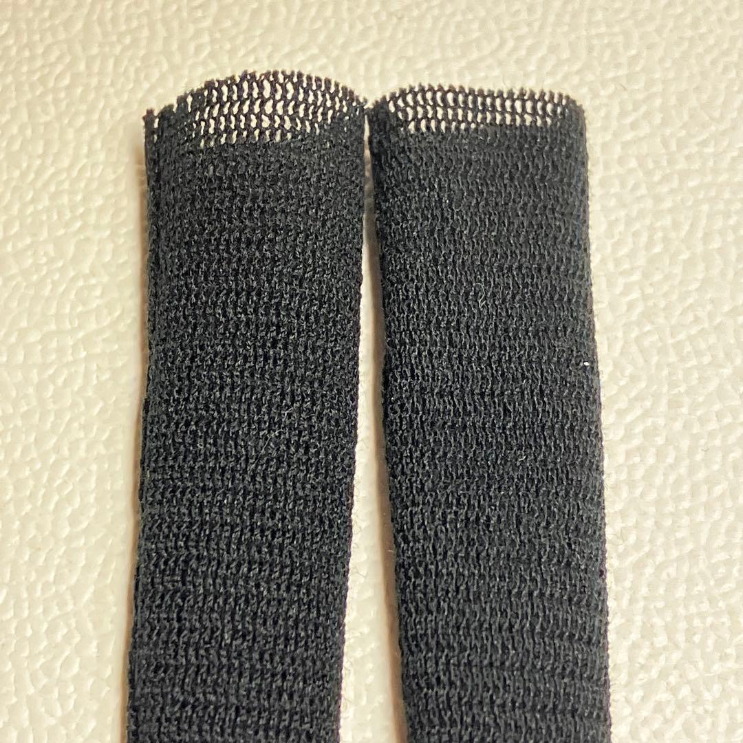 1〉リカちゃんサイズ/タイツ風 メッシュ ブラックハンドメイド