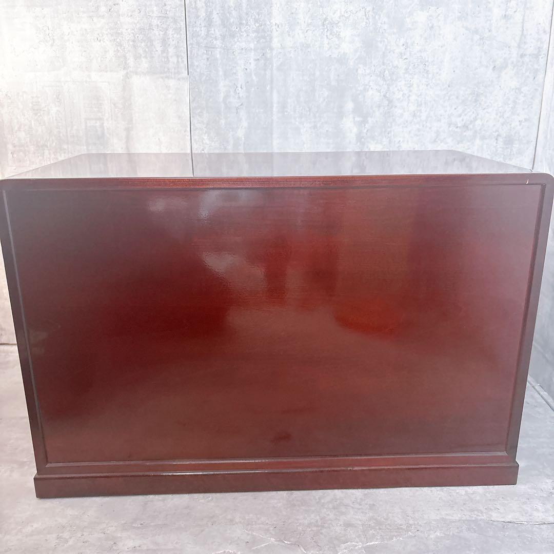 極美品】露木清次作 箱根寄木細工 麻の葉模様 小箪笥 民芸家具