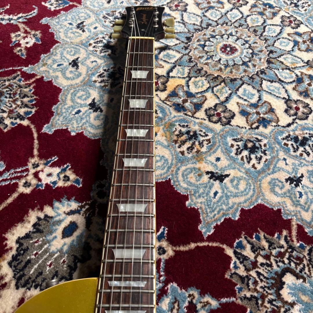 レア】Blitz Leopard レスポール ゴールドトップ エレキギター - メルカリ