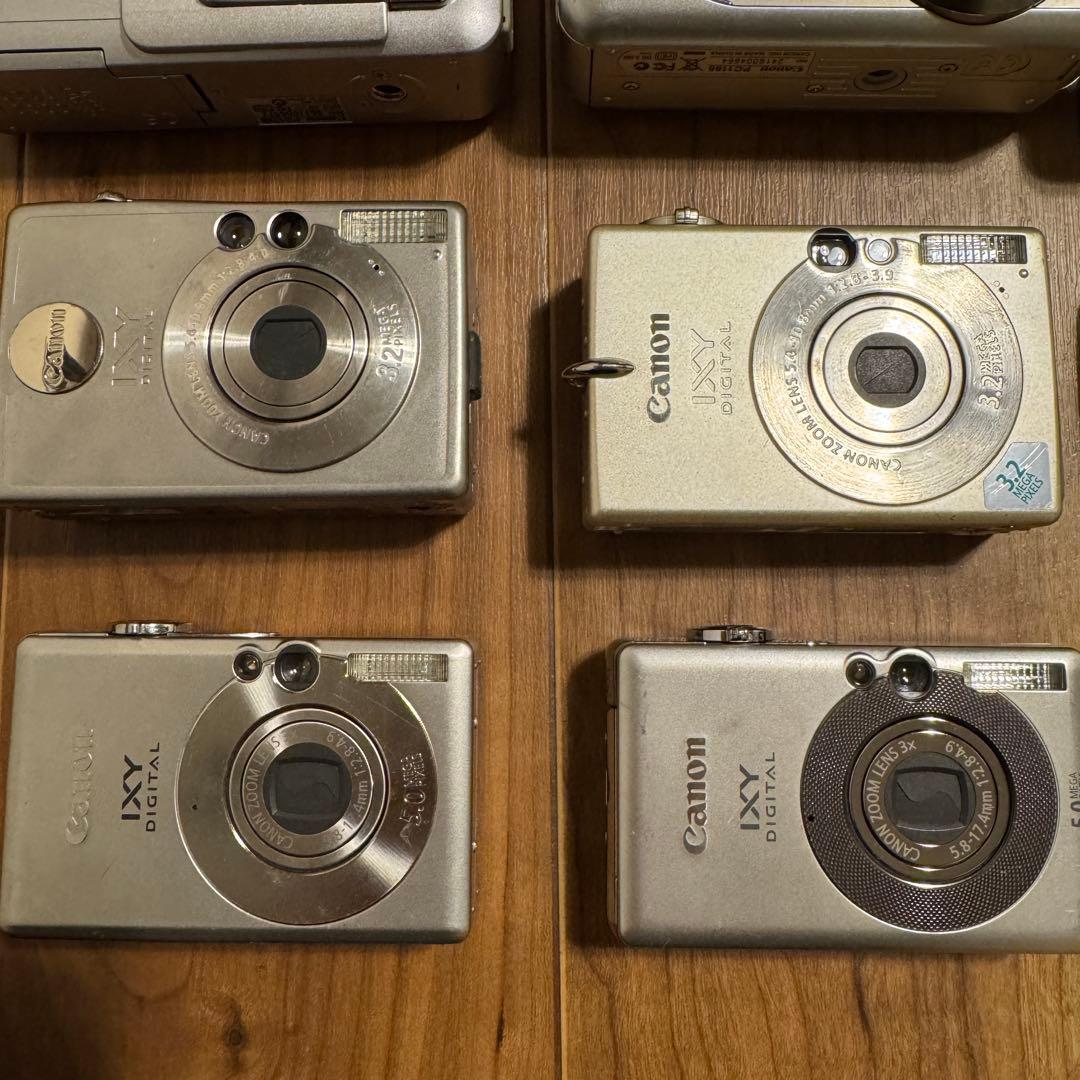 ジャンク9台セット CANON IXY デジタルカメラ