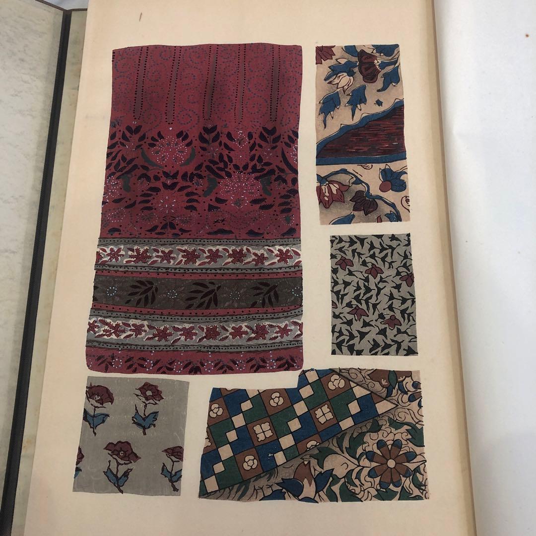 お値下げいたします。とても貴重な一冊です、。染め　更紗　見本全集