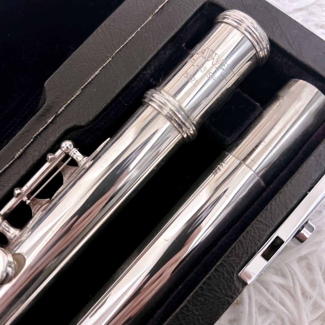 【希少】KAWAI KFL-131SR フルート ハードケース レザーバッグ付き