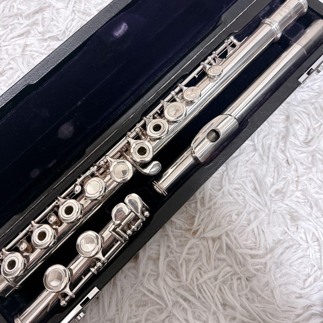 【希少】KAWAI KFL-131SR フルート ハードケース レザーバッグ付き