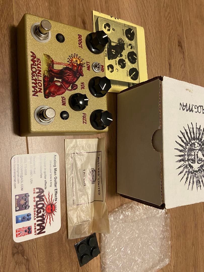 ANALOG.MAN SUN LION ファズ　エフェクター トーンベンダー