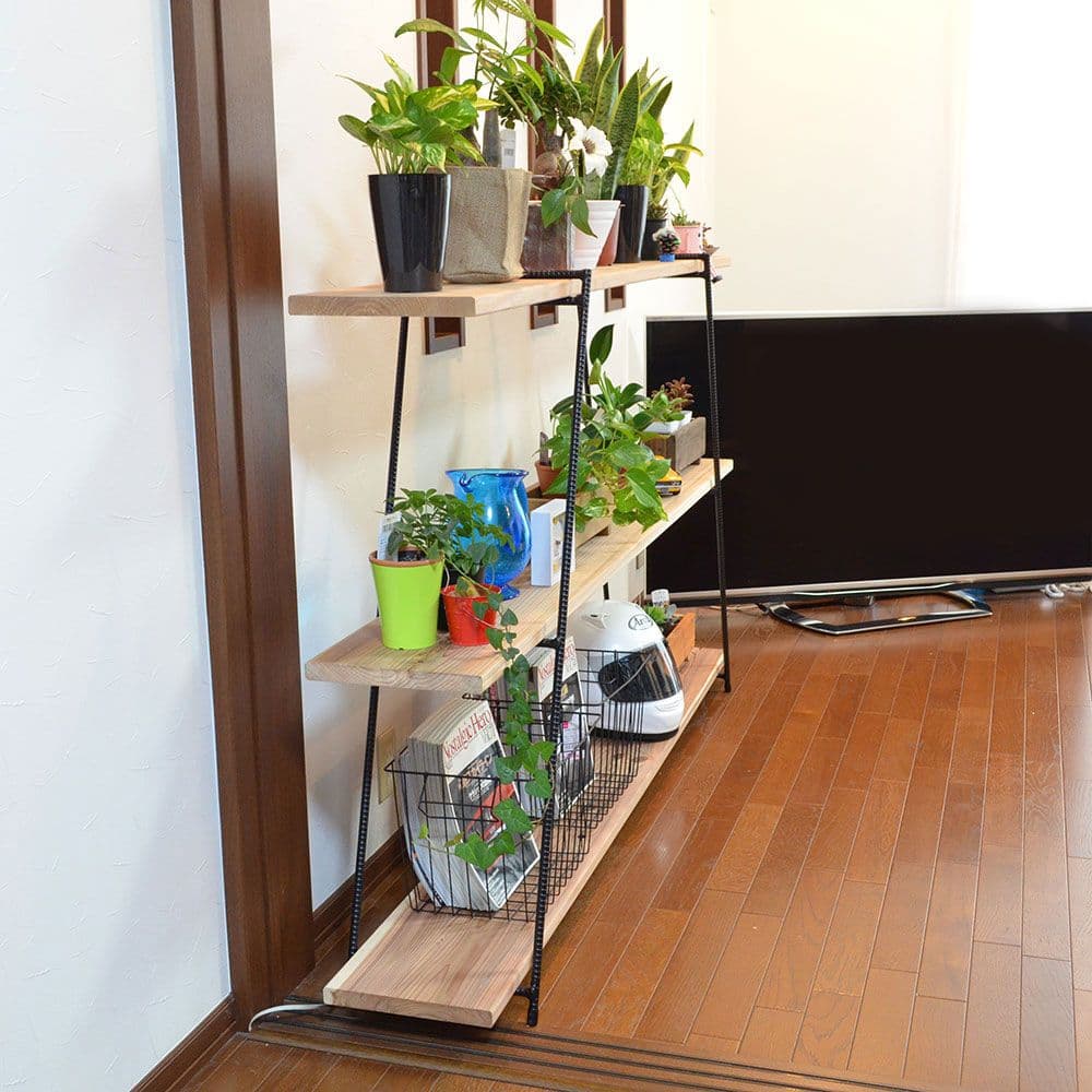 13㎜鉄筋アイアンシェルフ 陳列棚 店舗什器 棚 店舗用品 ディスプレイ