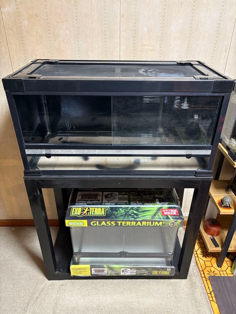 ホワイト中型飼育ケージ 観察窓付きみどり商会グッドロック2個