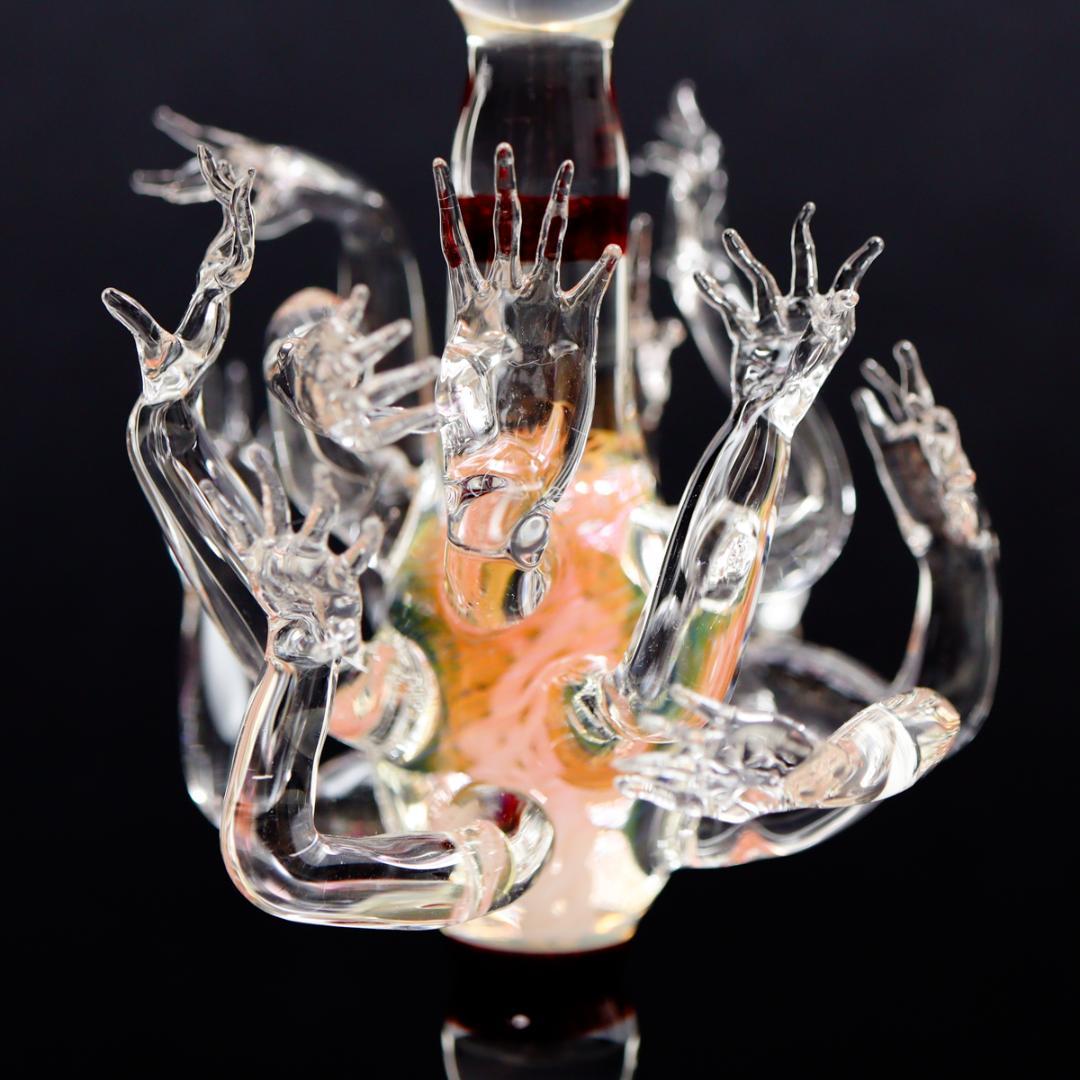 大村欣央 阿修羅ゴブレット ワイングラス 箱付き