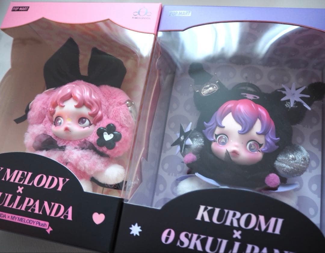 【正規品】スカルパンダ　マイメロ　クロミ　ぬいぐるみペンダント　2個セット